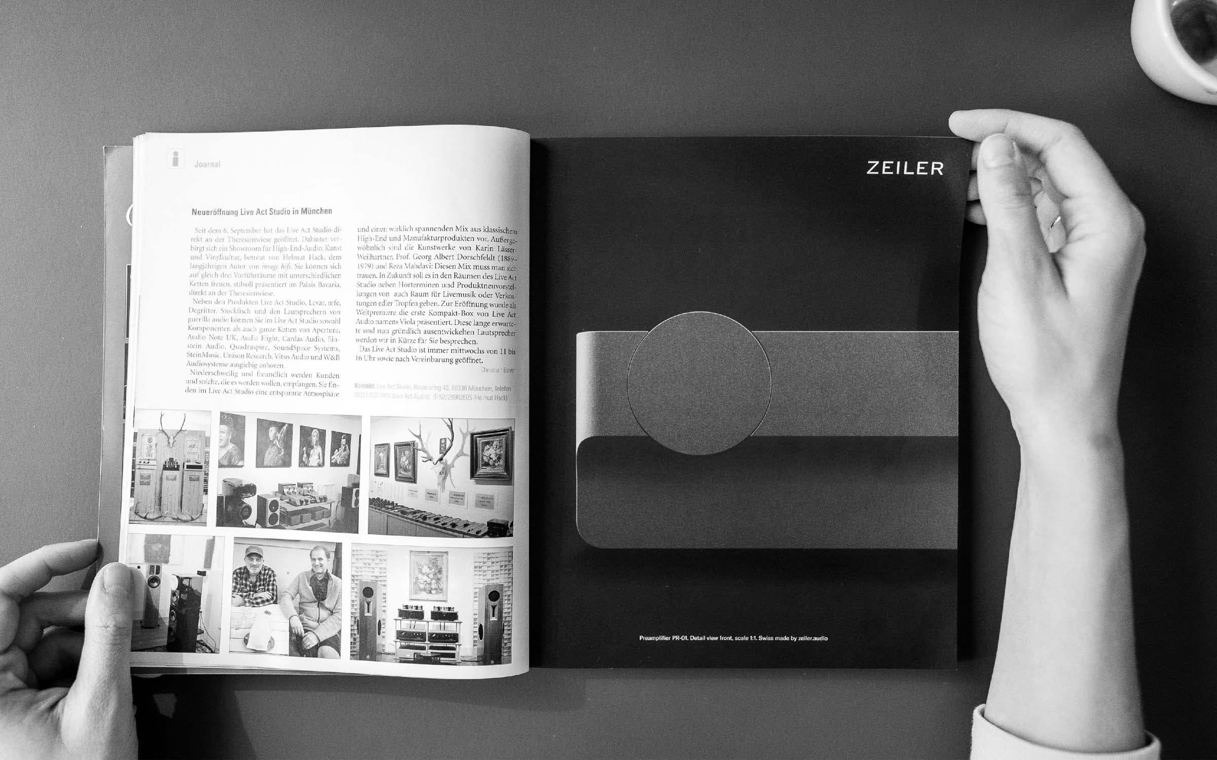 Editorial Design for Zeiler Audio