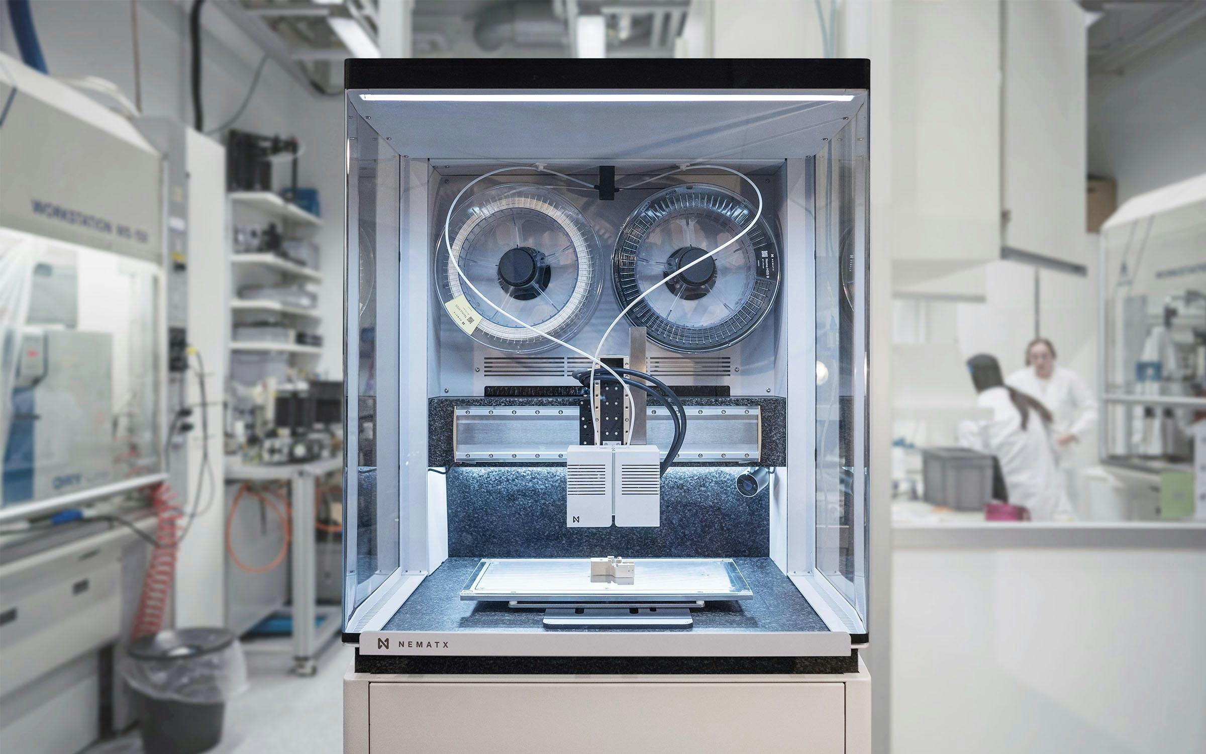 Industrial Design of a 3D Printer for NematX designed by FOND Design
